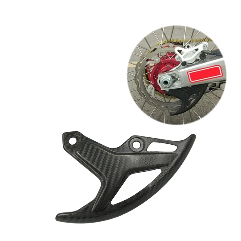 

Carbon Fiber Rear Brake Disc Cover Motorcycle Dirt Street Bike for HONDA CRF250R CRF250X CRF450R CRF450X