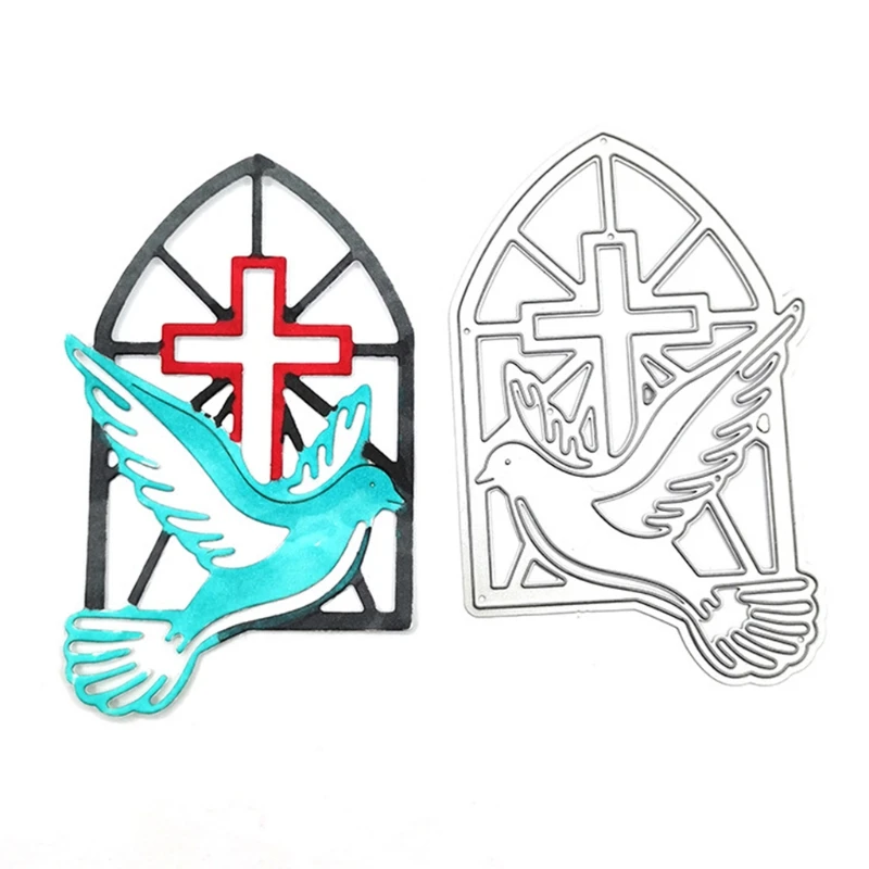 

Christian Peace Dove Metal Cutting Dies Stencil Scrapbooking DIY Album Stamp Paper Card Mold Embossing Decoration Craft