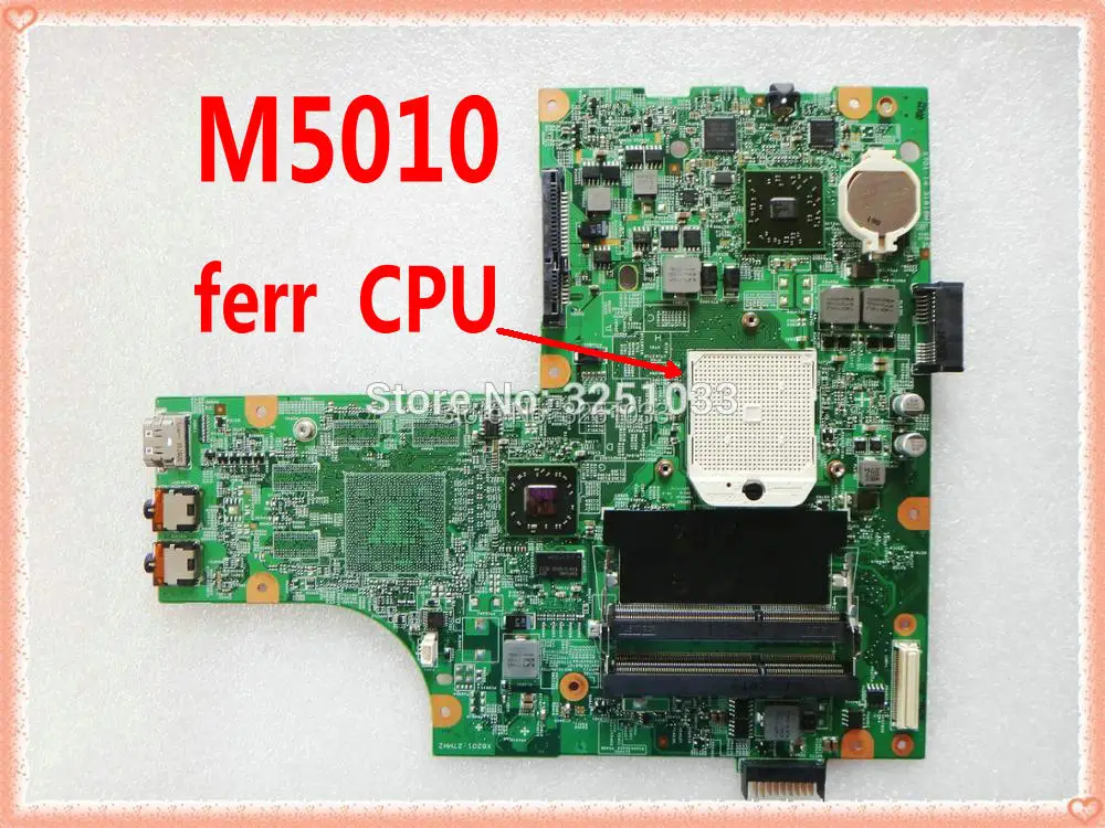 Материнская плата для ноутбука Dell Inspiron 15R M5010 48.4HH06.011 материнская DDR3 100%
