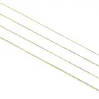 Позолоченная медная овальная цепочка с открытыми звеньями 18 К, ширина 1 м, 11, 32 мм, фурнитура для изготовления ювелирных изделий своими руками, ожерелья, браслета