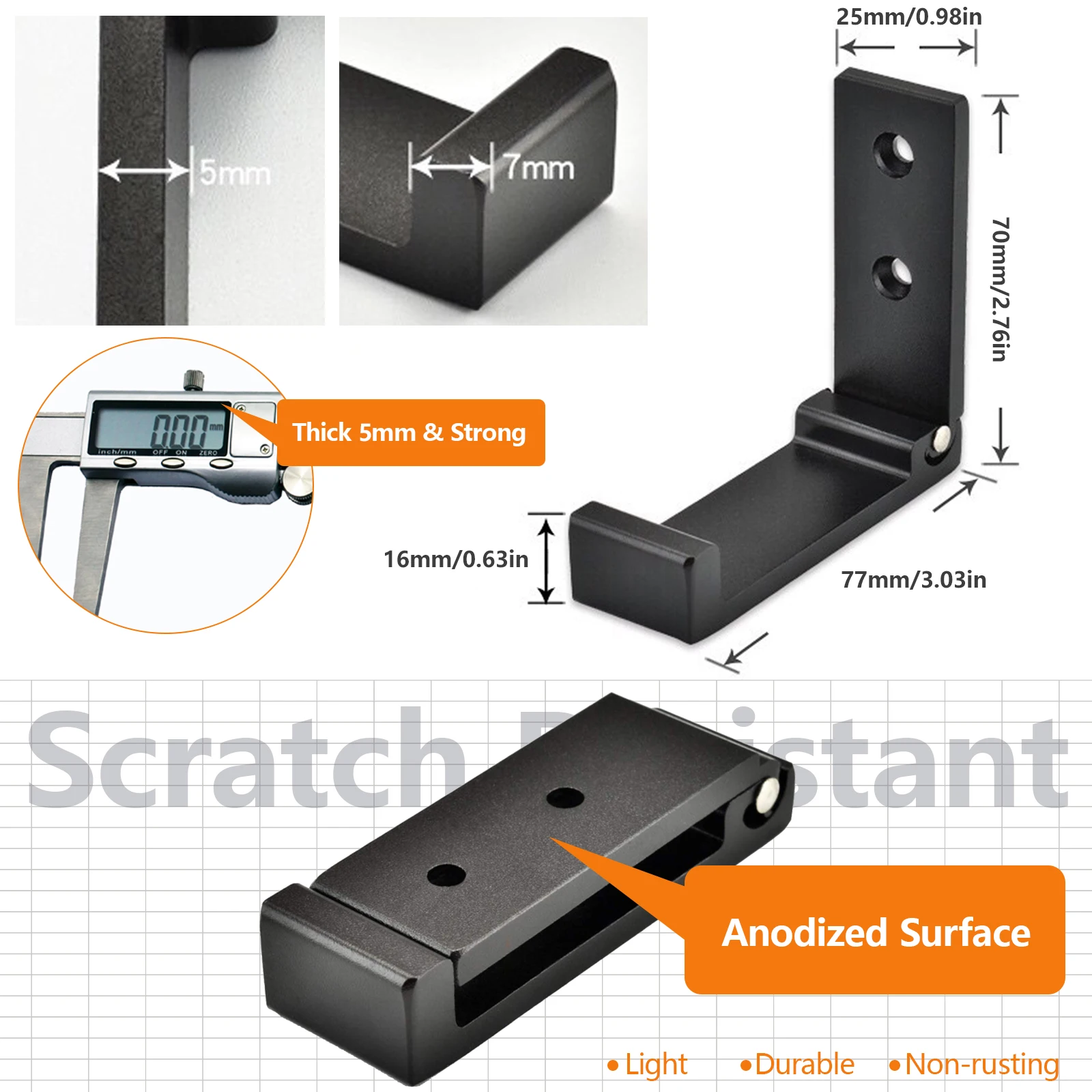 Настенное крепление для пистолета-складные крючки-вешалки с защитой от царапин и