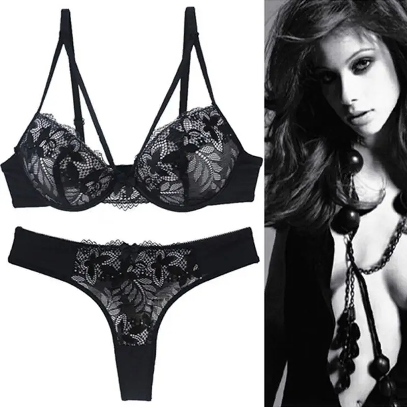 Новинка бюстгальтер с чашкой пуш-ап 2/3 кружевным комплектом женское нижнее белье