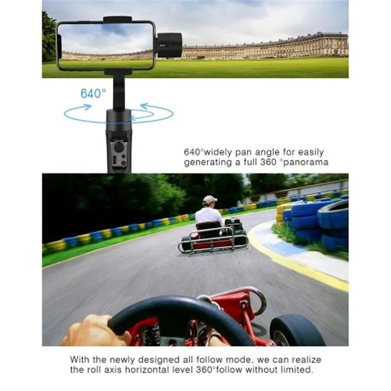 Мобильный телефон Смартфон карданный 3-осевой Ручной Стабилизатор для iPhone XS XR X