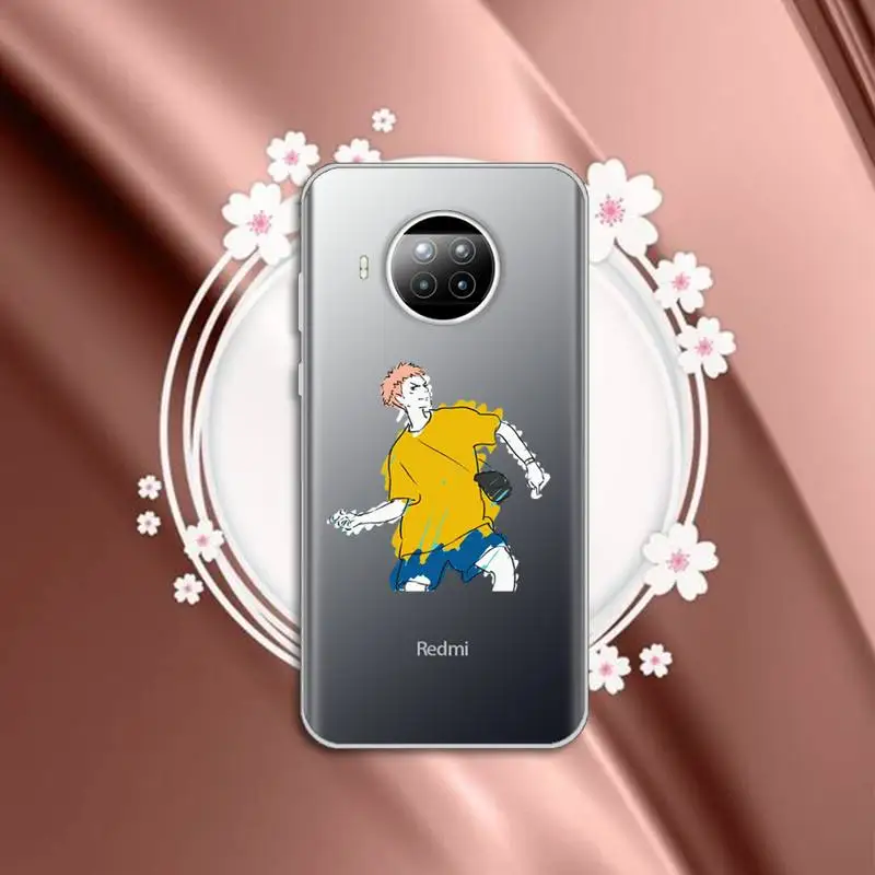 

Jujutsu Kaisen Phone Case Transparent for Xiaomi mi Redmi note 10 t 8 9 pro lite 11 Samsung S 8 9 10 20 plus ultra