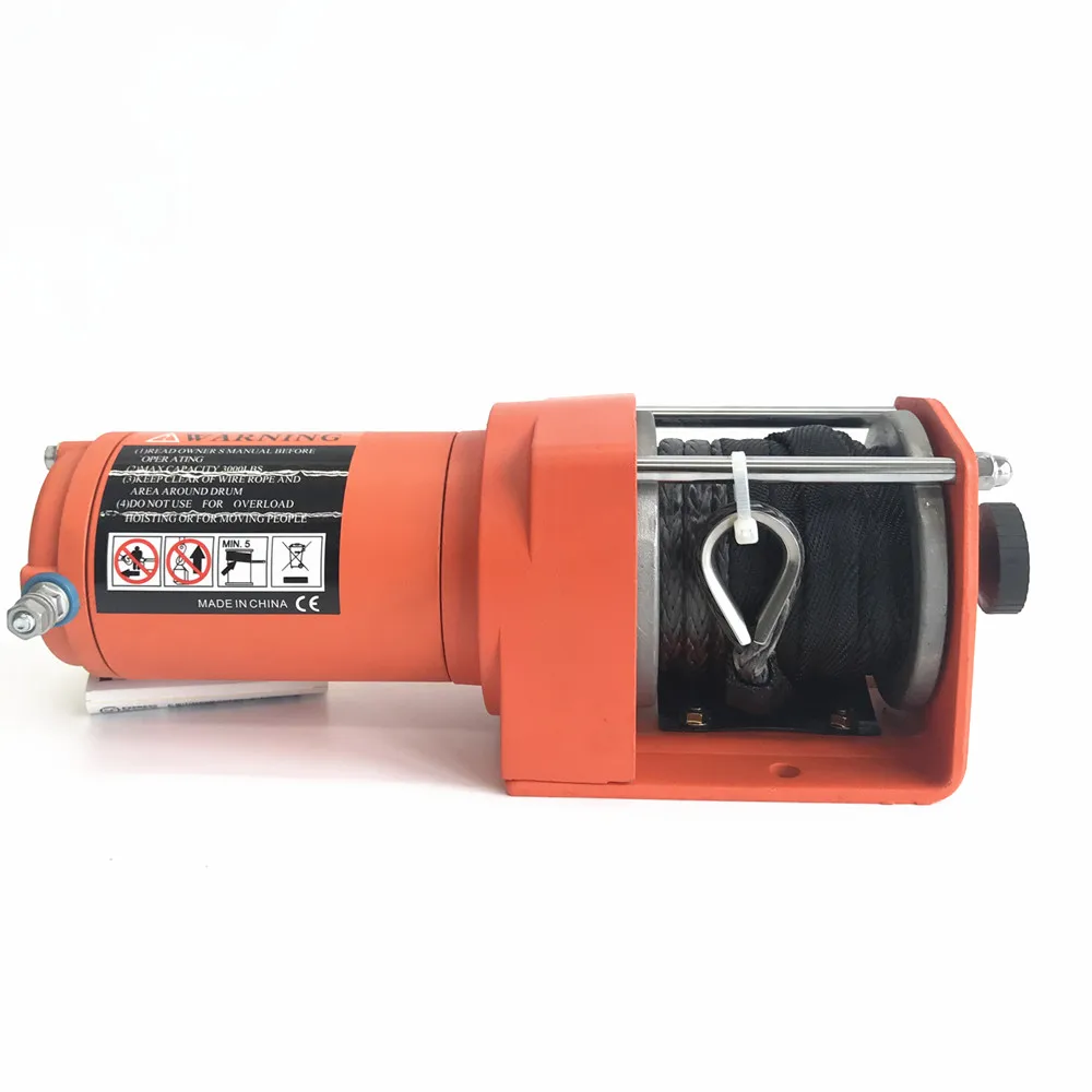 Электрическая лебедка для автомобиля 12 В электрическая с дистанционным