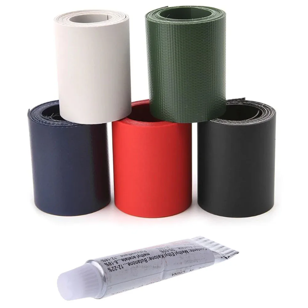 

Waterproof PVC Repair Patch Kit for Kayak Dinghy Drift Boats Inflatable Boats Special Damaged Leaking Hole Repair Glue Patch