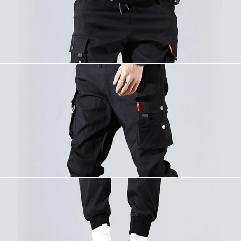 

2021 Spring Summer Cargo Pant Men Joggers Harajuku Sport Thin Jogging Trousers Male Tactical Overalls Men's Tracksuit Clothing
