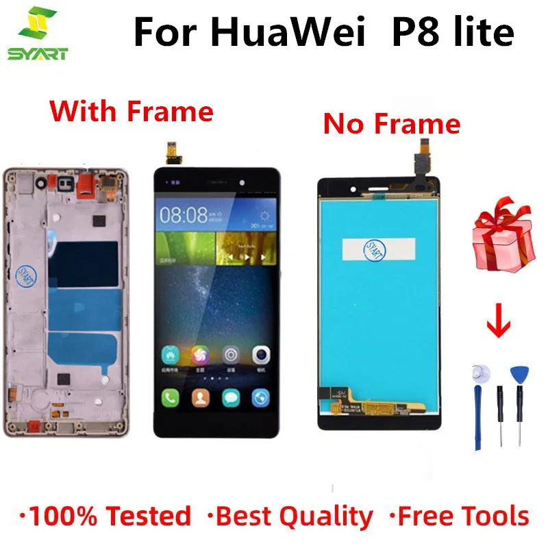 ЖК-дисплей для HUAWEI P8 Lite Дисплей LCD с сенсорным экраном ALE-L21 запасная часть замены