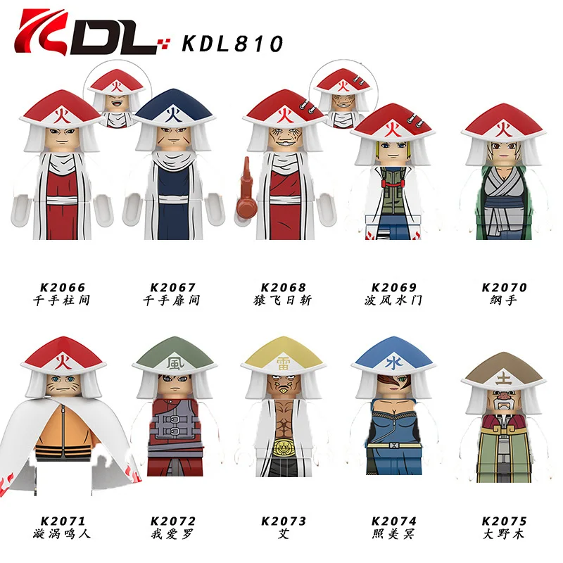 

Аниме персонажи Gokage Minidolls Naruto series Naruto Tsunade Ai Mizumon строительные блоки для детей DIY Новогодний подарок