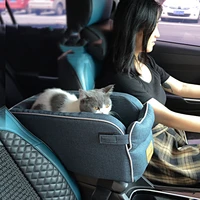 portable cat dog bed car safety pet seat central control transport small dog carrier protector for sphinx chihuahua puppy teddy