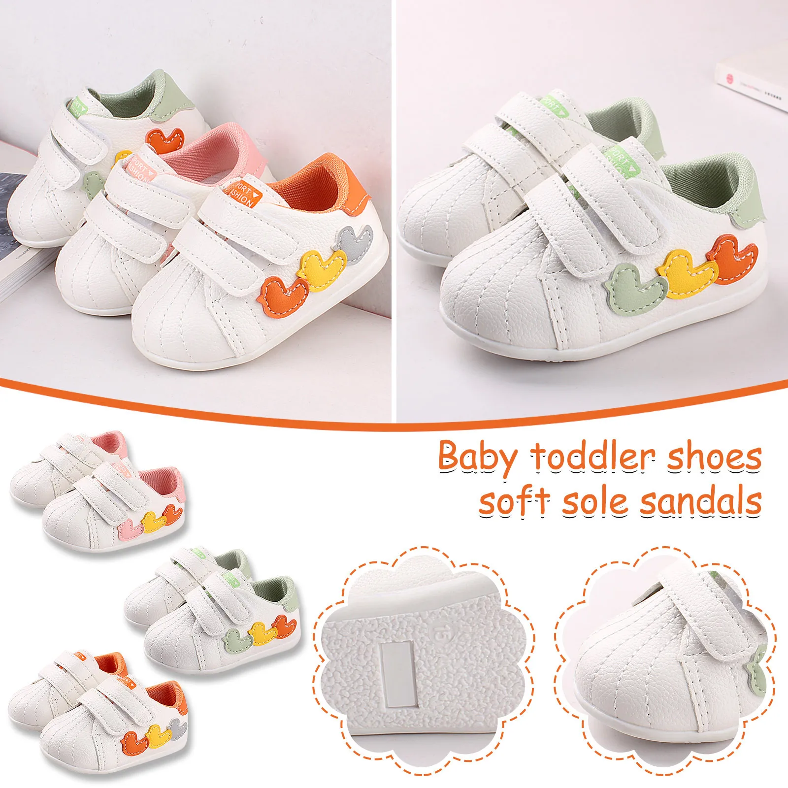 

Infant Toddler Sandals Baby Boys Girls' Sneakers Soft Anti-Slip Newborn Toddler Outdoor Baby Shoes обђв для новоѬожденн