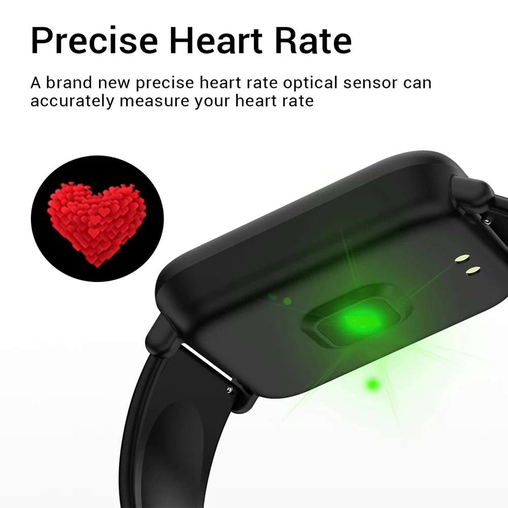 

R16 Smart Bluetooth Watch Men Women Heart Rate Blood Pressure Monitor Fitness Tracker IP68 Waterproof Smartwatch For IOS Android
