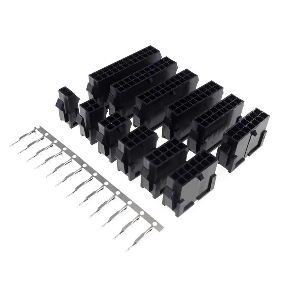 Разъем Micro-Fit 3 0 мм 2 шт. двухрядный корпус гнезда 2x1 2x2 2x3 2x4 Pin 4 6 8 10 12 14 16 18 20 22 24 P