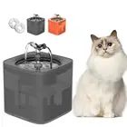 Поилка-фонтан для домашних животных, 2 л, тихая, вилка стандарта СШАЕС, автоматический дозатор воды для кошек, поилка, кормушка, товары для домашних животных