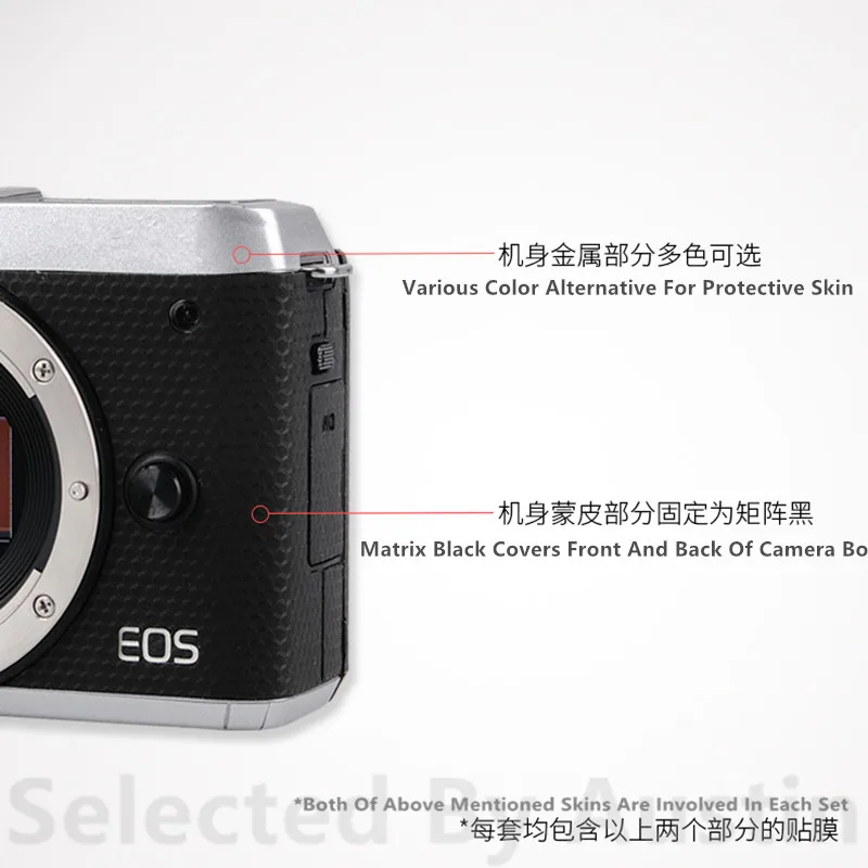 

Camera Skin Decal For Canon M6 MarkII M6 M2 Anti-scratch Decal Sticker Wrap Film Protector Case