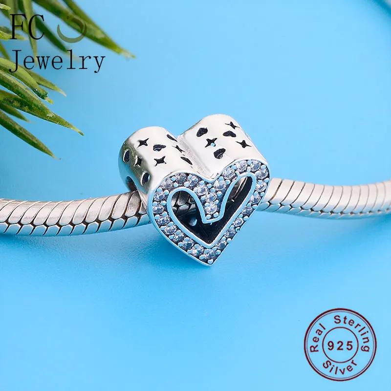 Оригинальный фирменный амулетный браслет FC Jewelry Fit серебро 925 пробы ажурное