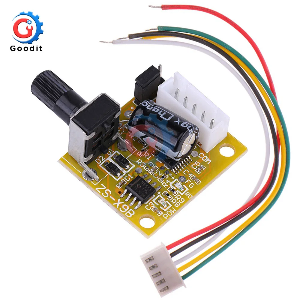 Контроллер скорости бесщеточного двигателя 5 12 В постоянного тока 2 А 15 Вт без