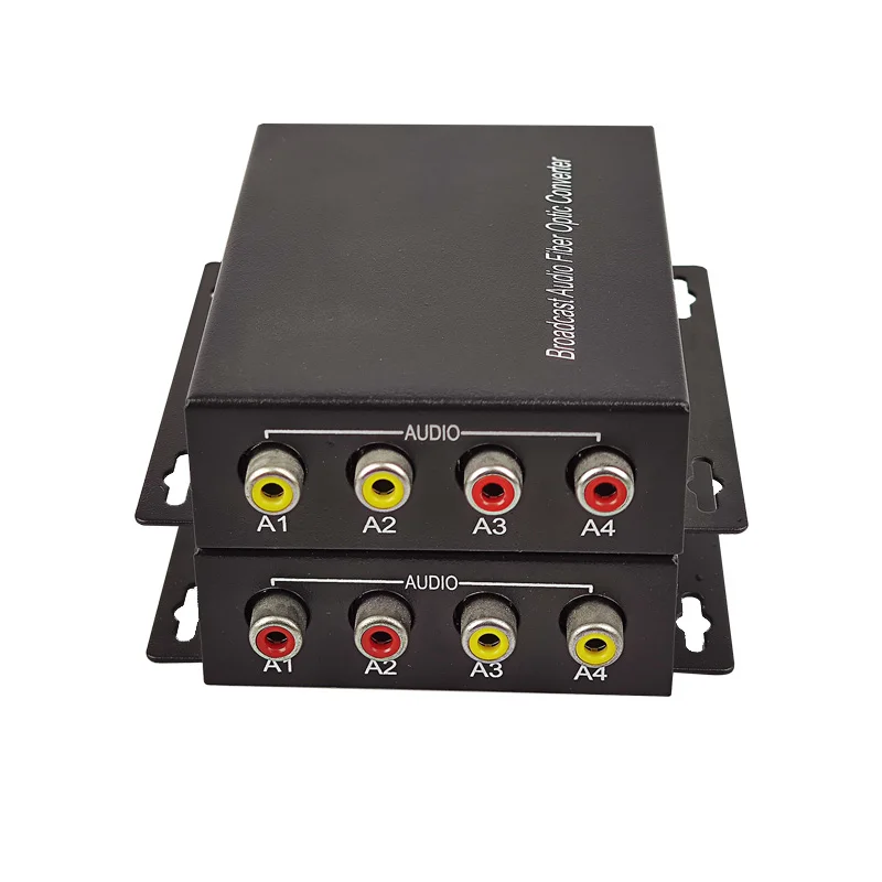 2 канала Bidi аудио RCA к волоконно-оптический расширитель (двунаправленный) FC SM 20 км