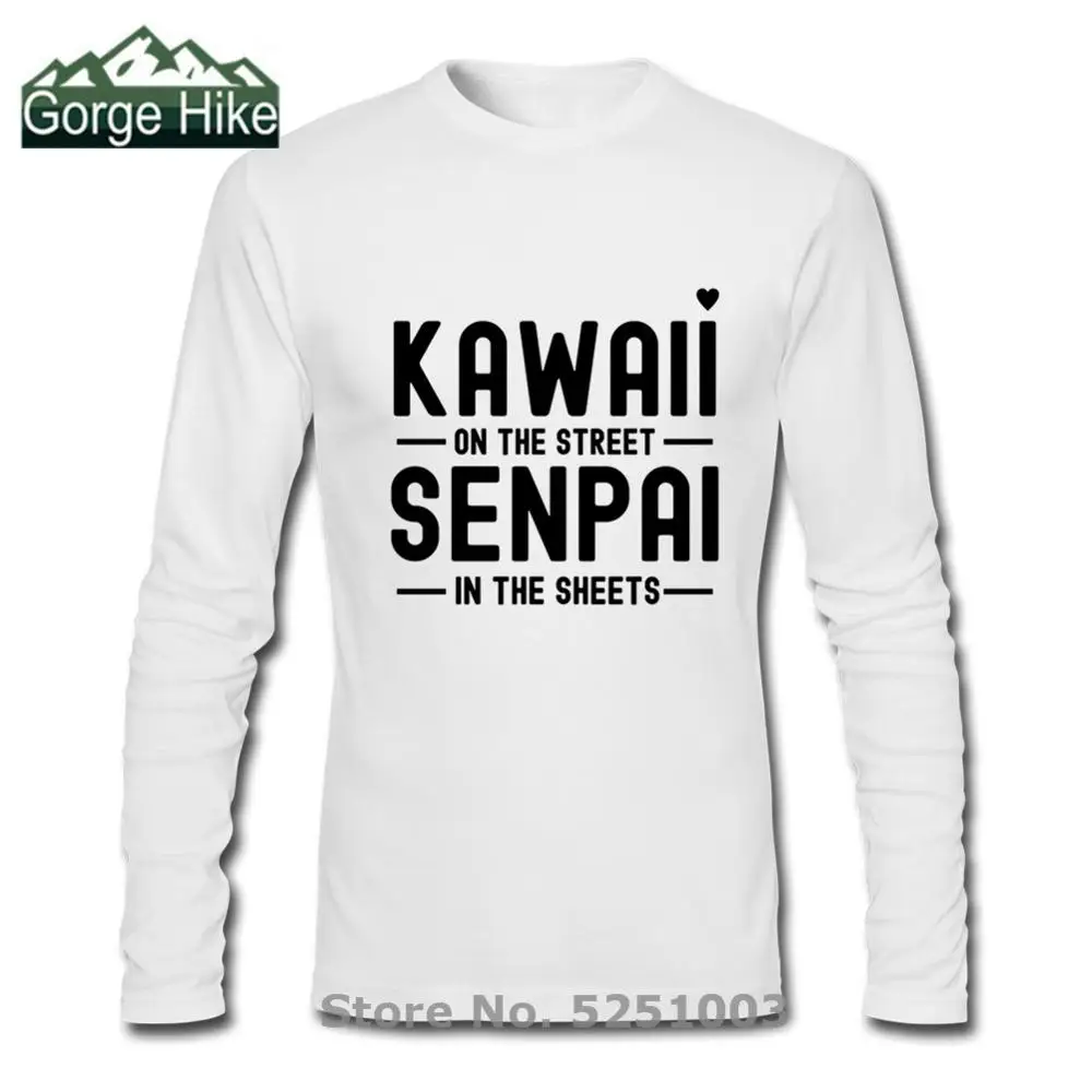 Kawaii на улице Senpai в простынях аниме японские Himiko Ahego футболки Удобная футболка waifu