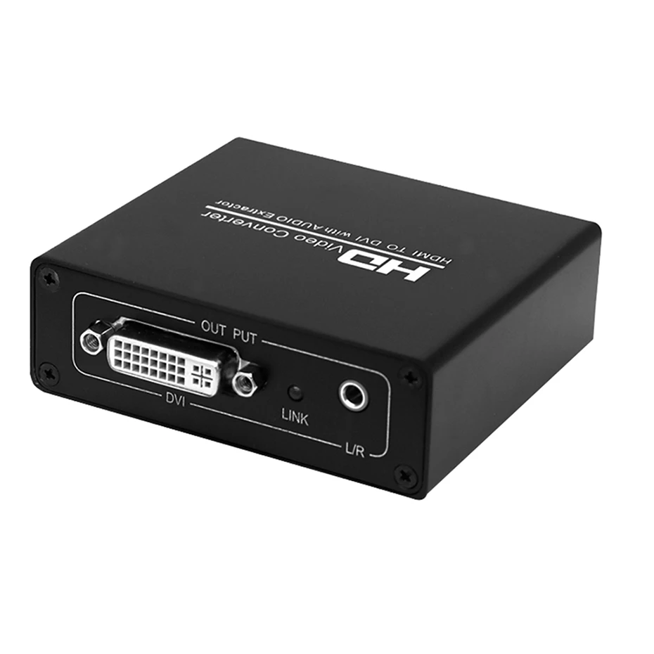 HDMI к DVI аудио конвертер HDMI к DVI+ Aux аудио выход для PS4 ноутбука ПК DVI монитор