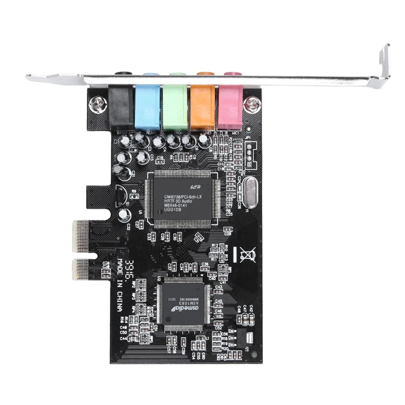 Pci X1 Pci-E 5 1 o цифровая звуковая карта Cmi8738 чипсет с Cd Драйвером | Компьютеры и офис