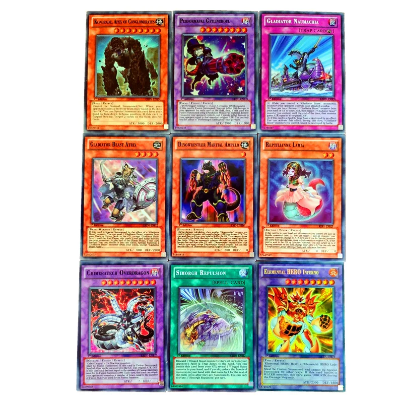 Редкие флэш-карты Yugioh 216 шт./компл. игровые бумажные карты Yu Gi Oh детские игрушки