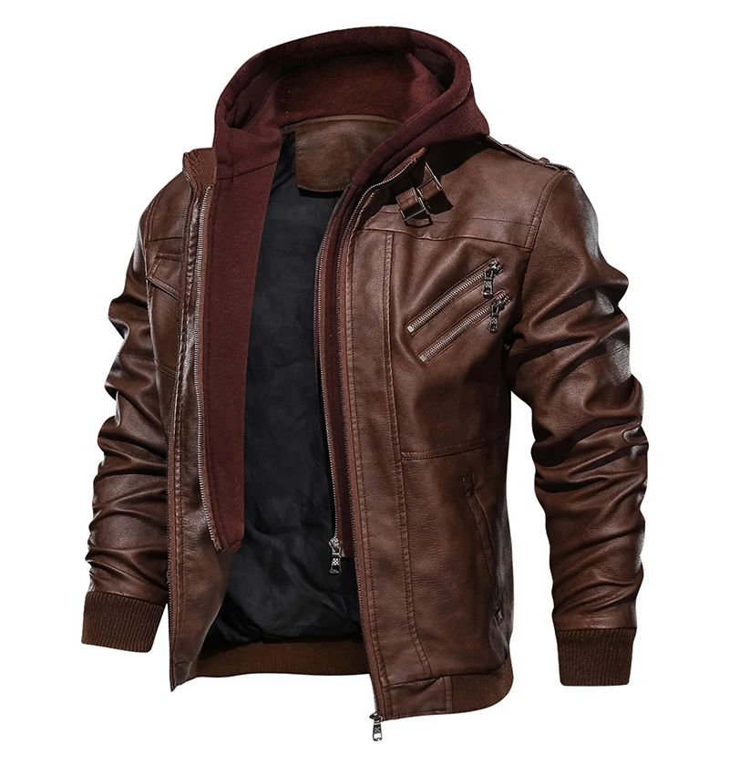ReFire gear Bomber куртка из искусственной кожи Мужская винтажная Толстовка пилот Военная тактическая куртка зимние толстые теплые повседневные куртки мотоциклиста