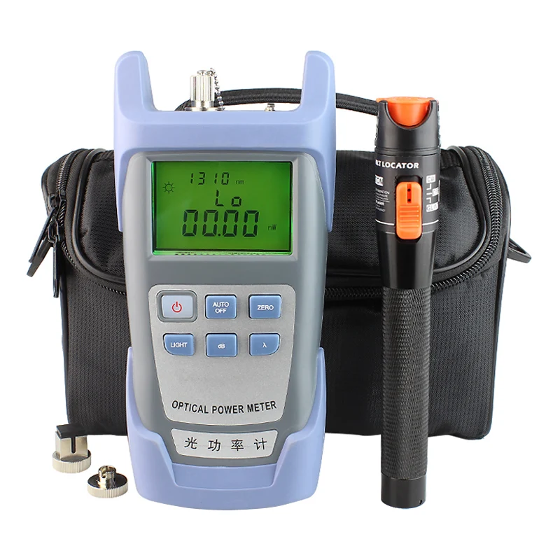 2in1 Power Meter Pon 10MW Optical Fiber Visual Fault Locator FTTH  -70~+10bdm VFL  Fiber Optic tester