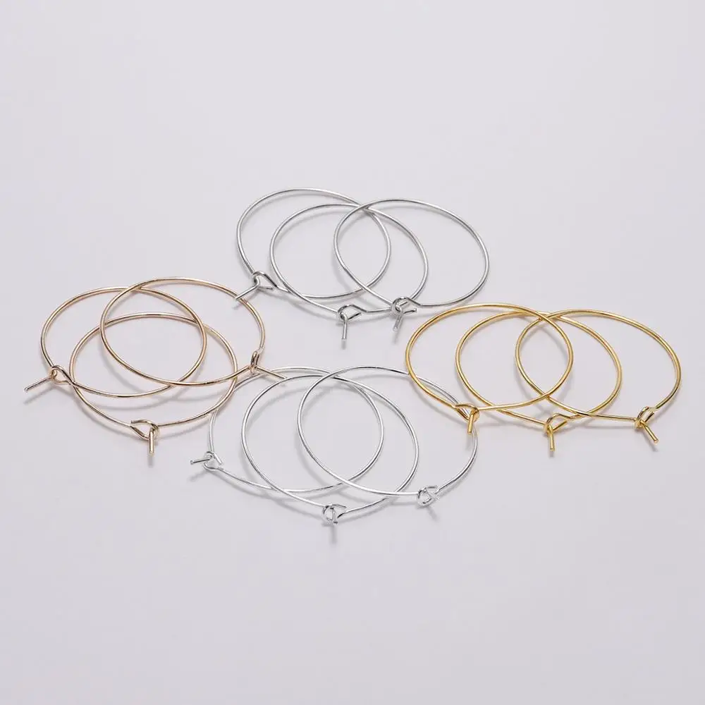 

Серьги-кольца из нержавеющей стали, 20/30 мм, 50 шт.