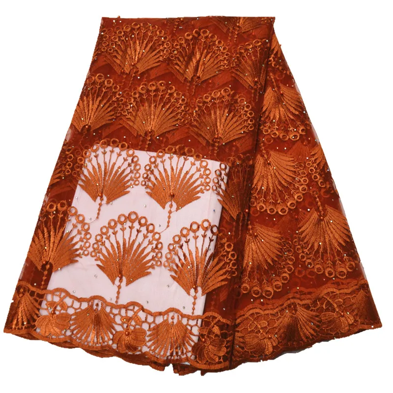 

latest african lace fabric 2020 high quality lace net tulle tissue french lace african fabric with stones