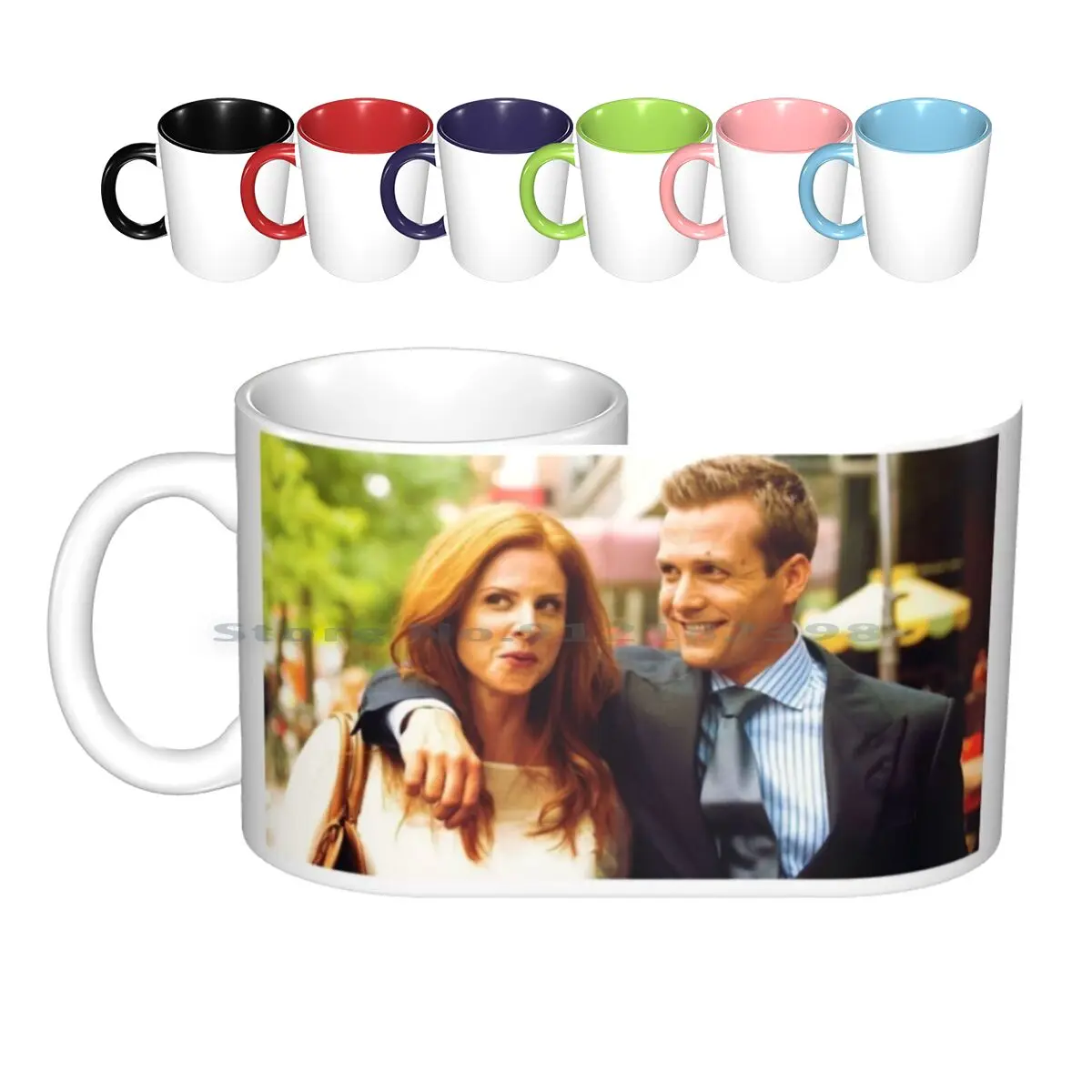 

Suits Ceramic Mugs Coffee Cups Milk Tea Mug Suits Tv Show Harvey Specter Mike Ross Louis Litt Donna Paulsen Rachel Zane Pearson