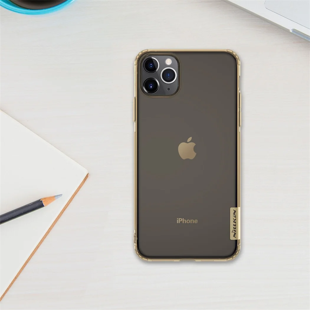 Чехол Nillkin для iPhone 11 Pro Max(5,8/6,1/6,5), Натуральный прозрачный мягкий кремний, TPU задняя крышка для iPhone11 Pro