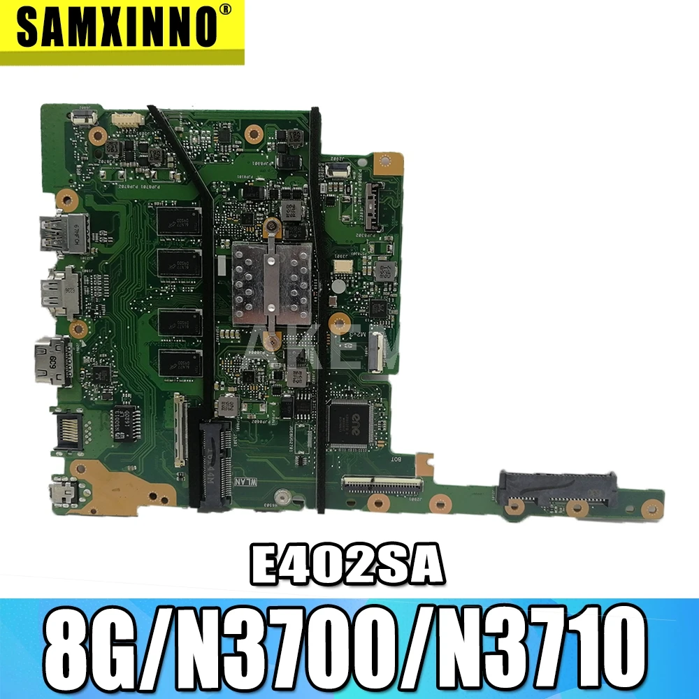 

E402SA motherboard For Asus E402SA E502SA E402S E502S E402 E502 laptop motherboard 8G/N3700/N3710 E402SA mainboard test 100% ok