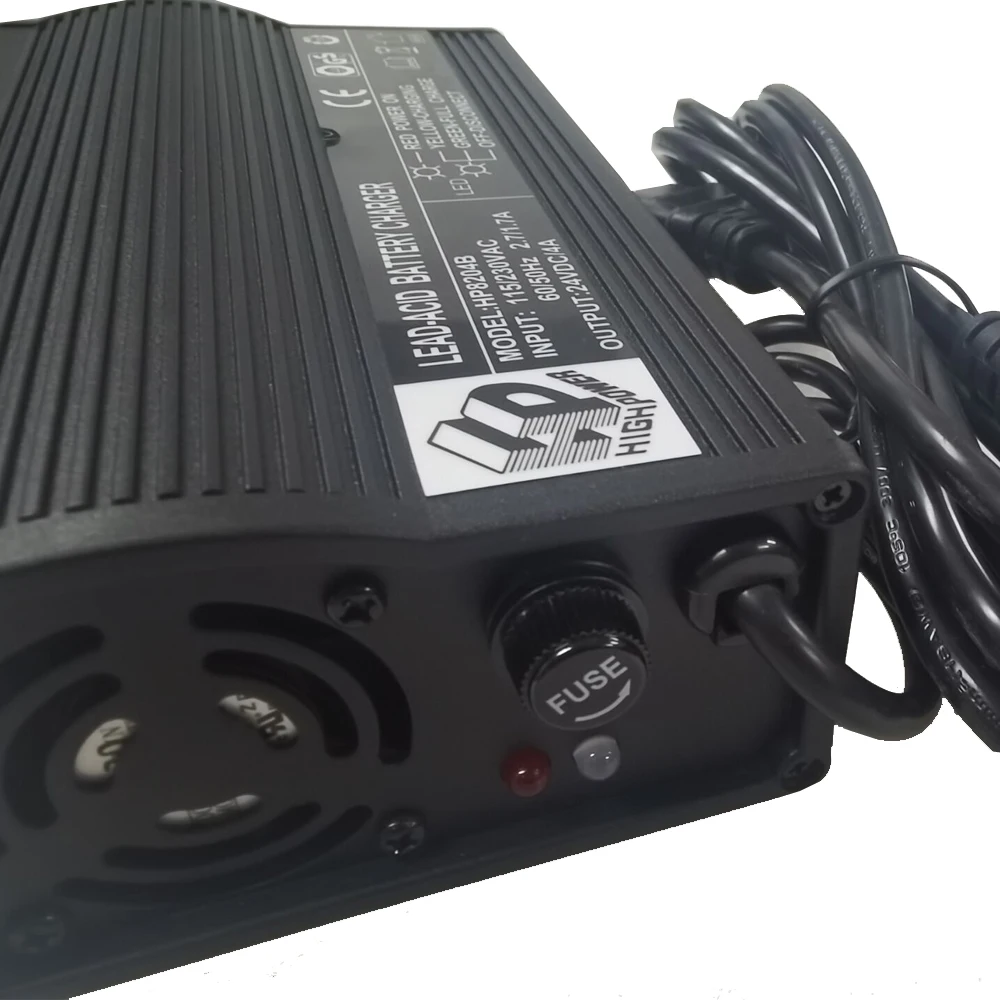 24 В/4 Ач HP8204B свинцово Кислотное зарядное устройство для электрического скутера