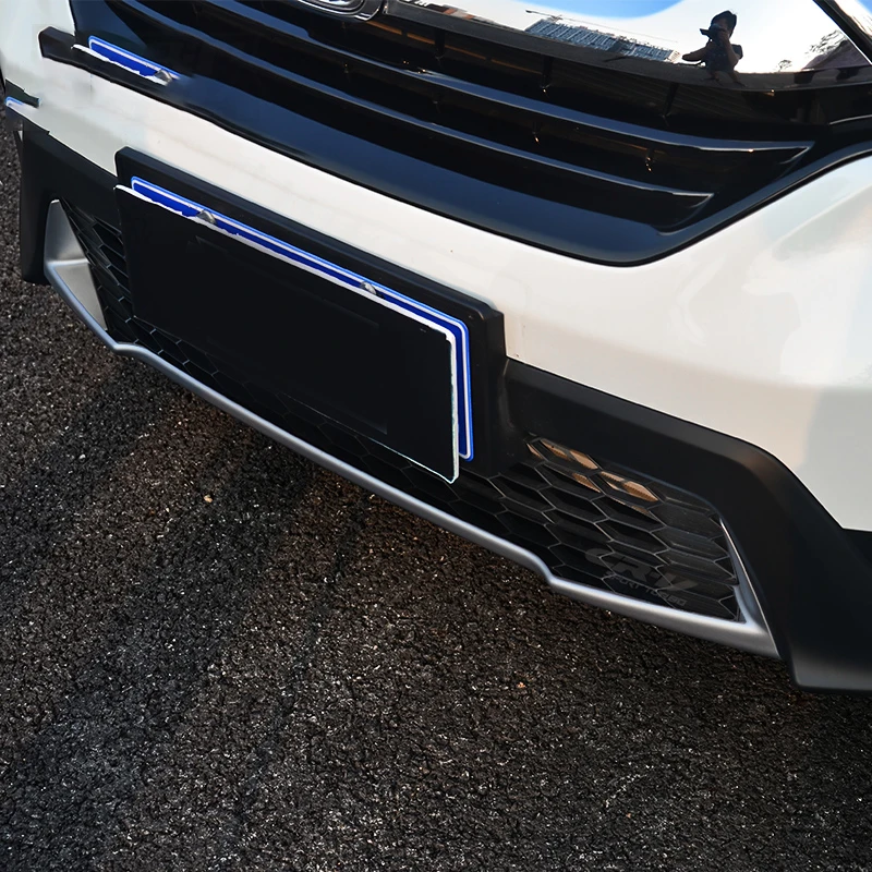 

Front Bumper Trim Strip Lower Center Mesh Bright Strip Front Lip Anti-scratch Strip Exterior Decorate FOR Honda CRV 2017-2020