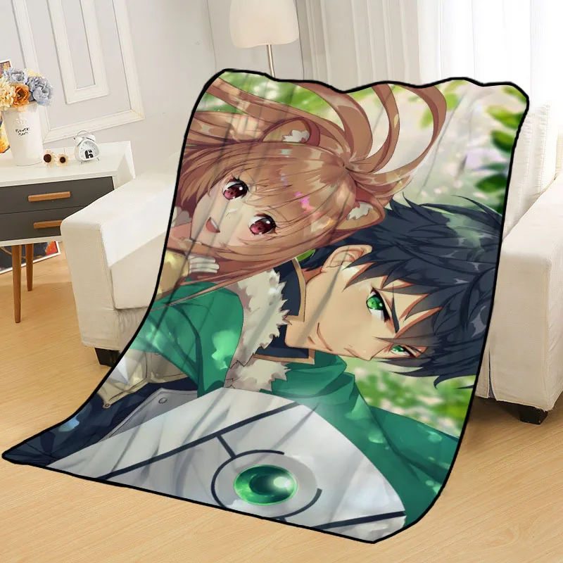 

The Rising Of The Shield Hero Blankets Printing Soft Blanket Throw On Home/Sofa/Bedding Portable Adult Travel Cover Blanket