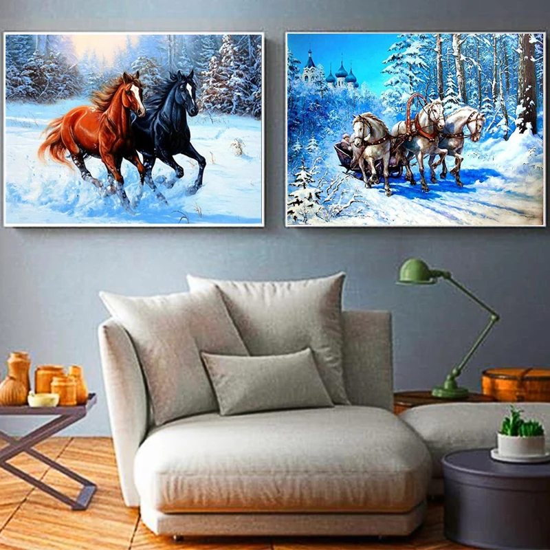 Набор для алмазной вышивки сделай сам алмазная 5d-картина с круглыми квадратными