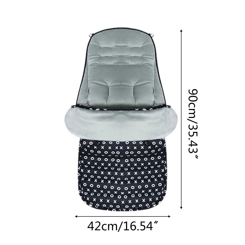 

Baby Stroller Footmuff Pram Muff Pad Warm Windproof Swaddle Wrap Sleeping Bag Drop Shipping