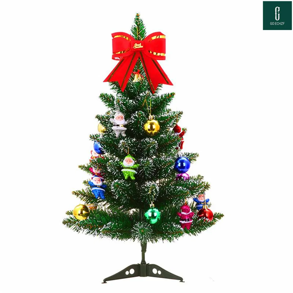 

artificial christmas trees with 6 packages decoration hanging ball For Home Garden Decoration Merry Christmas 60cm/23.6 inch