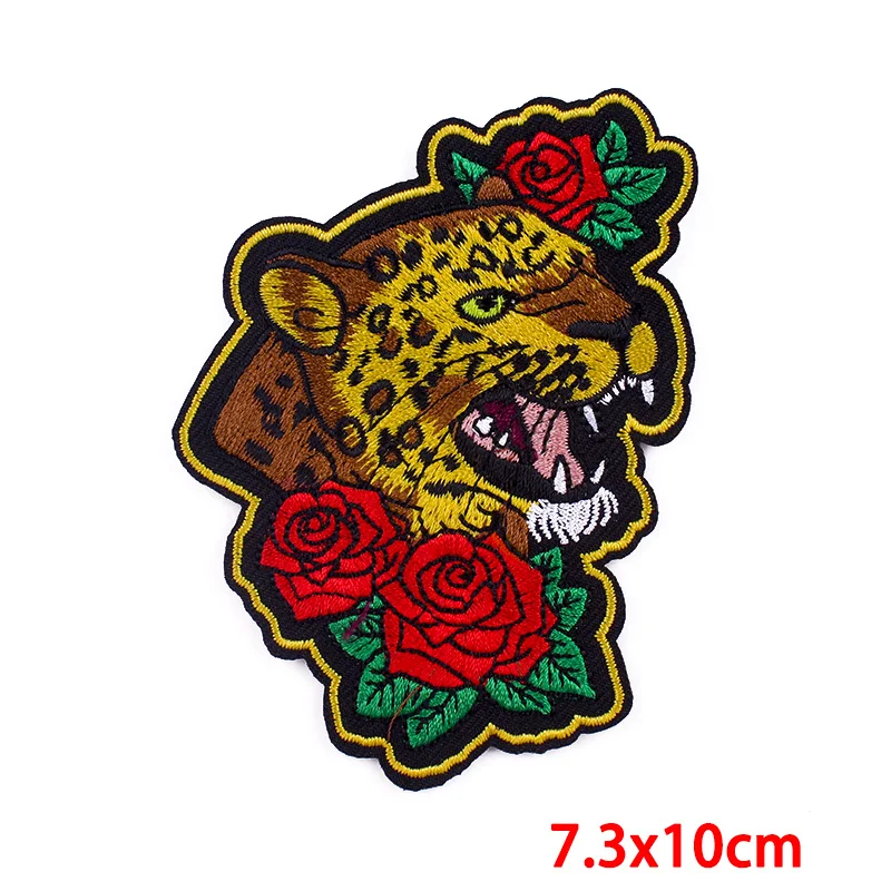 Нашивки FierceTiger для одежды наклейки вышитые нашивки термоклейкие на одежду значок