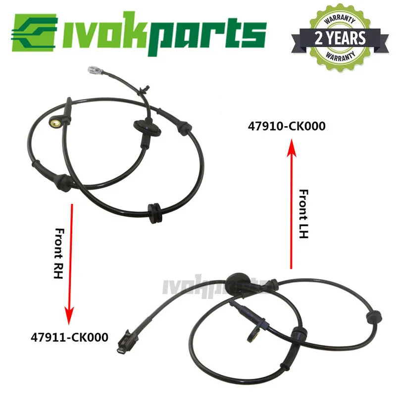 2 шт. передний L + R левый и правый ABS Датчик скорости колеса для Nissan Murano Quest V42 3.5L V6