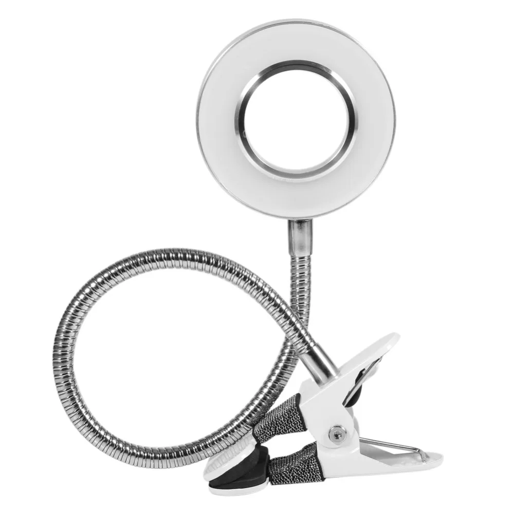 Креативная настольная лампа 2 в 1 с зажимом Регулируемый Настольный светильник USB