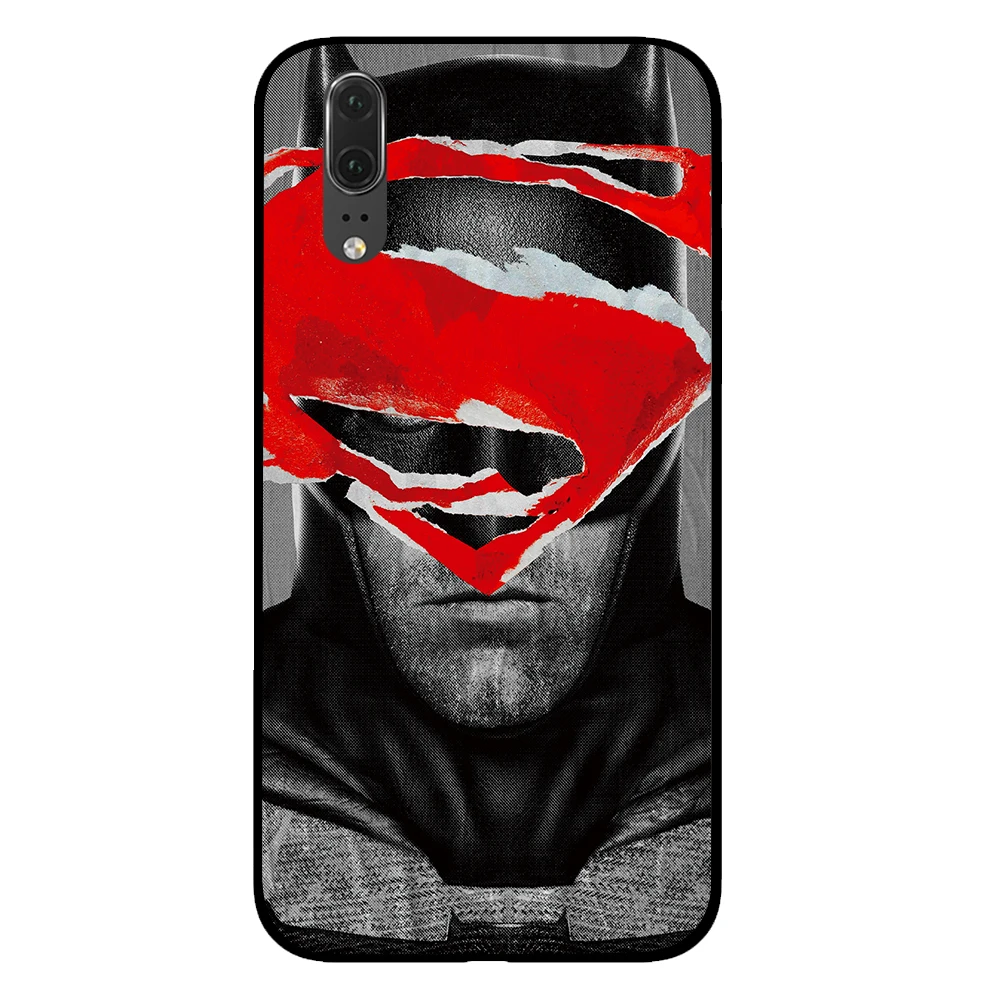 2 Бэтмен Супермен для Dc comic черный чехол для телефона huawei P30 P20 mate 10 20 Pro Lite Nova 3 4 3i чехол - Цвет: 2