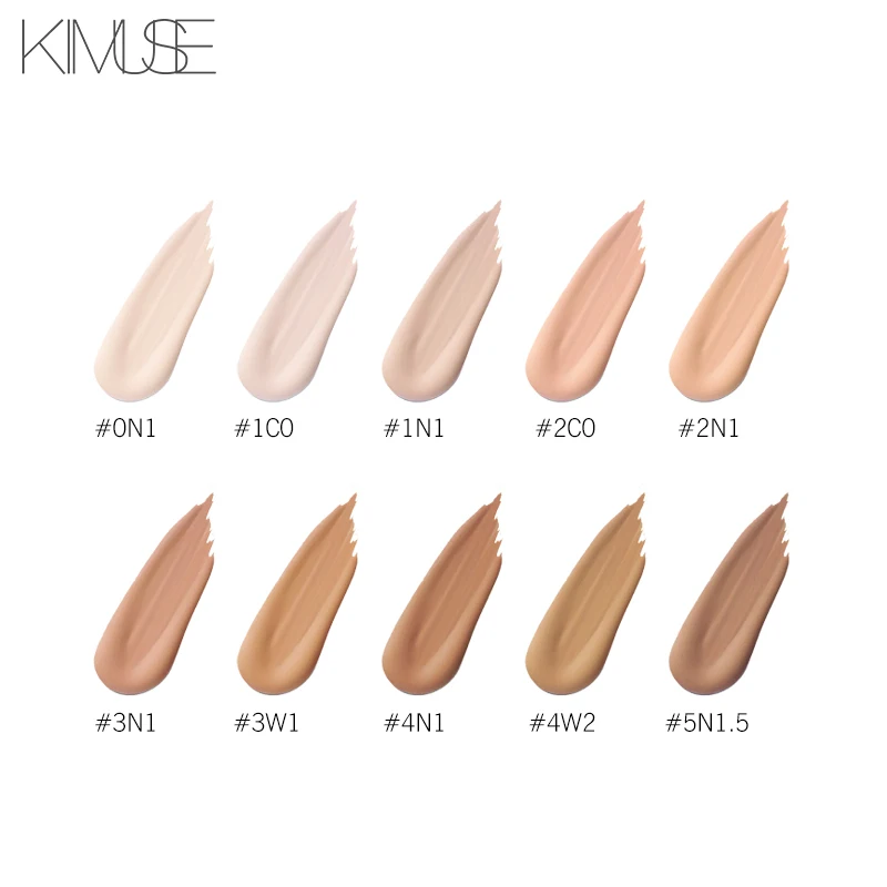 KIMUSE 24H Pro-Matte power износостойкая Тональная основа, крем, основа, макияж, профессиональный макияж, MatteLiquid, консилер, водонепроницаемый, натуральный бренд
