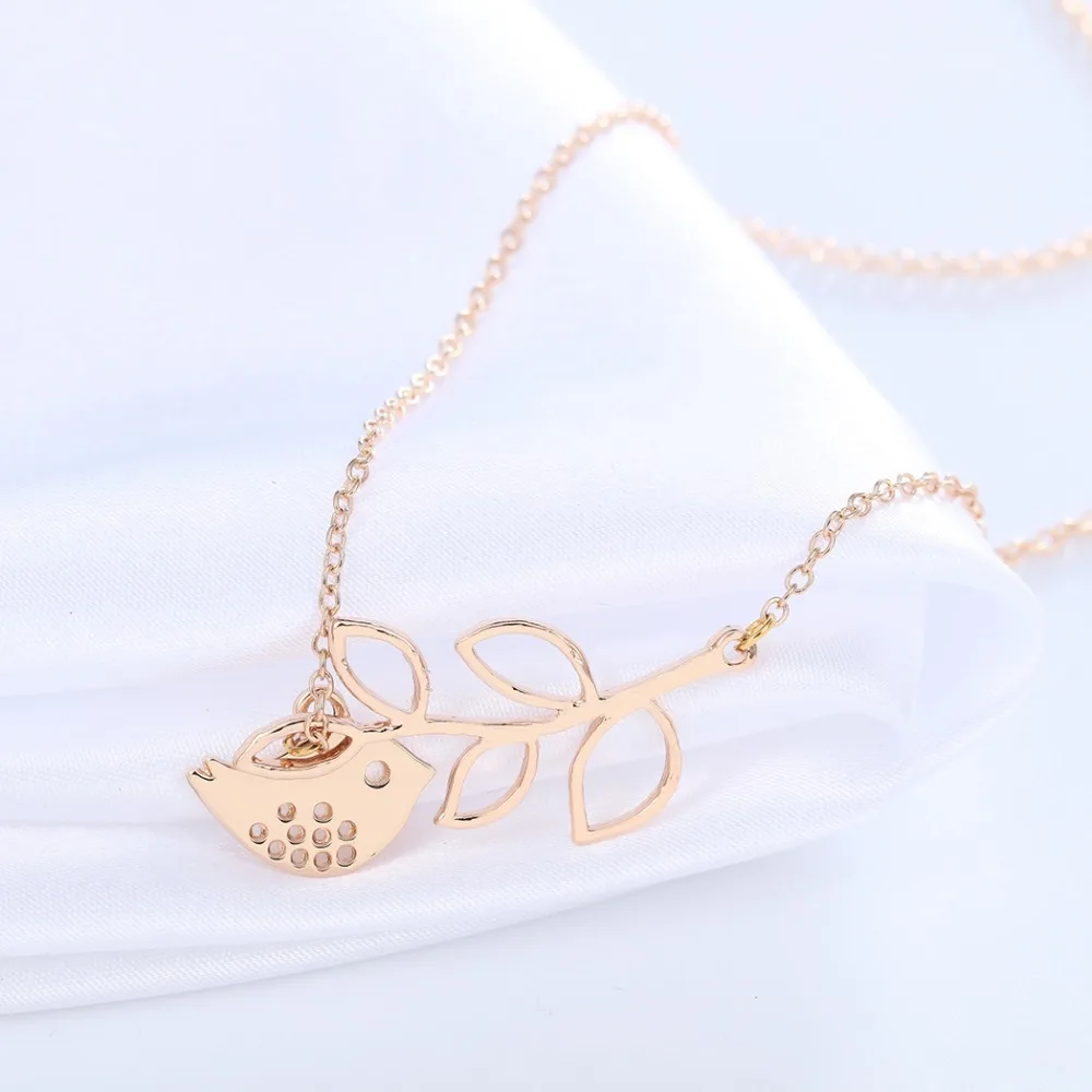 Чандлер птица ожерелье для женщин любящая сова попугай Ласточка Гусь кивид