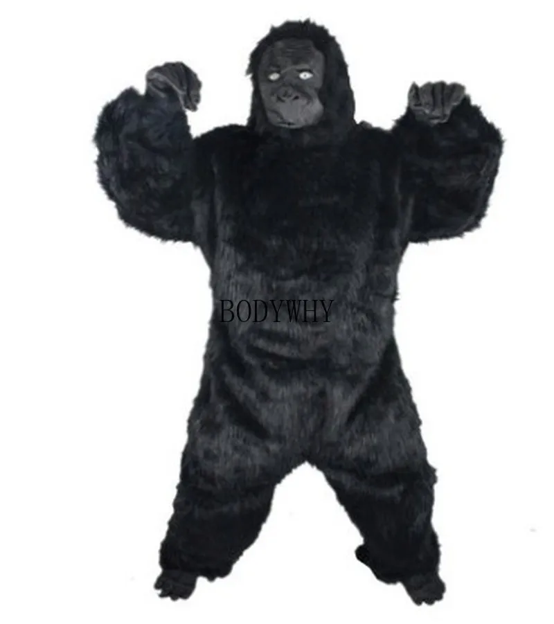 

Black Gorilla Mascot Costume Furry Suits Cosplay Party Game Dress Outfits Clothing Advertising Promotion Carnival Fursuit