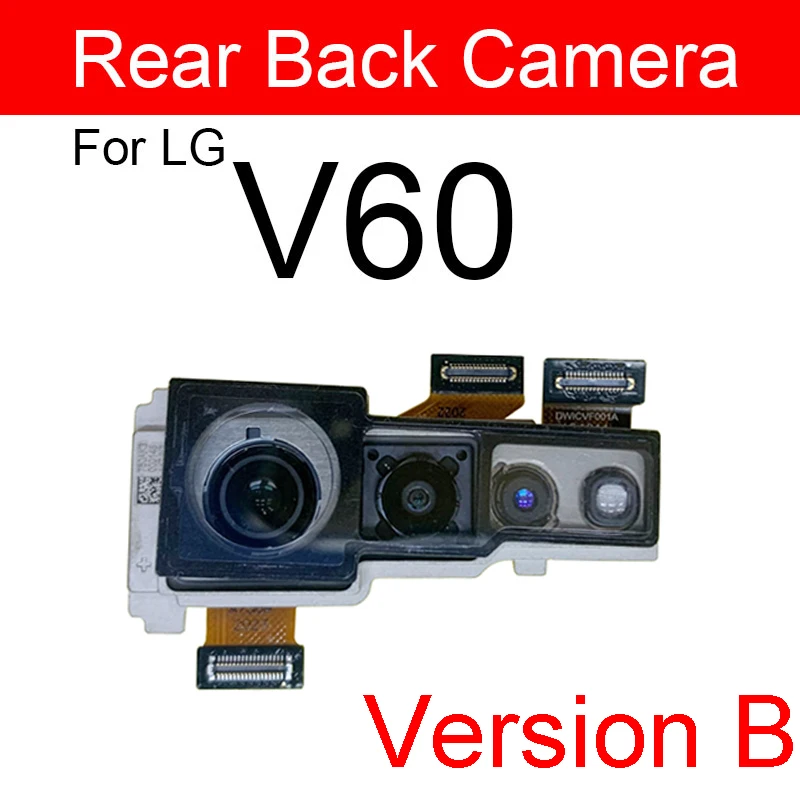 

Front & Rear Main Camera For LG V60 ThinQ V60ThinQ Back Big Camera+ Facing Small Camera Module Replacement Parts