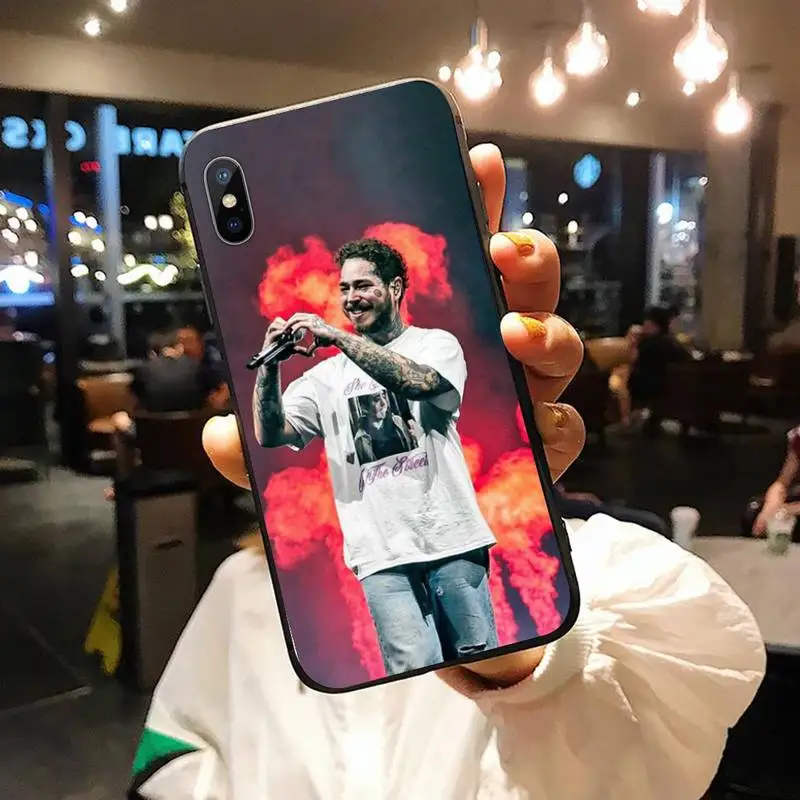 

Post Malone Beerbongs fashion rapper Phone Cases for iPhone 11 12 pro XS MAX 8 7 6 6S Plus X 5S SE 2020 XR