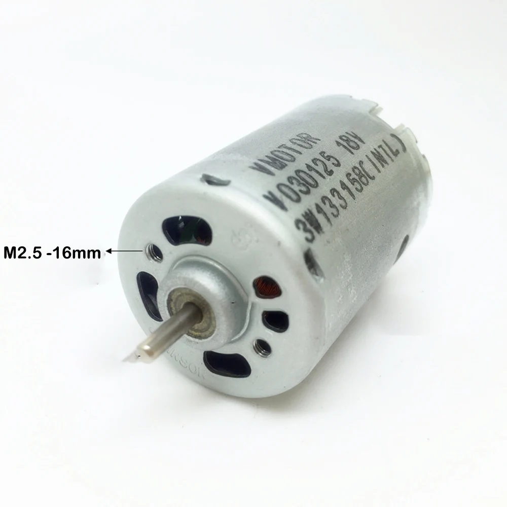 Johnson мини 385 двигатель постоянного тока DC6V 12V 18V 24V 12000RPM Высокий крутящий момент