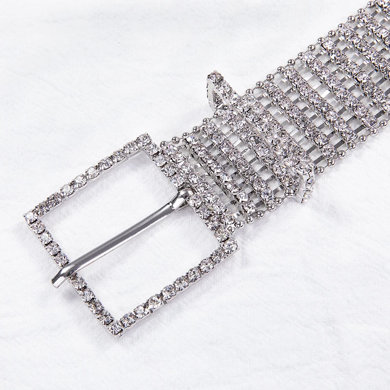 Роскошные женские Стразы пояс Женский яркий невесты широкий bling Кристалл Алмаз талия длинная цепь пояс Стразы пояс с жемчугом